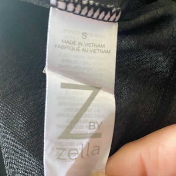 New Z BY ZELLA DARK GRAY SHORT SLEEVE athletic top small - Picture 6 of 8